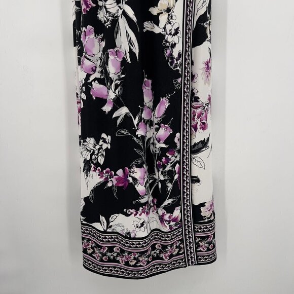 White House Black Market Women's Strapless Floral Print Maxi Dress - Picture 4 of 12